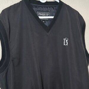 Men's ProQuip PGA Tour Vest - Black Size XL